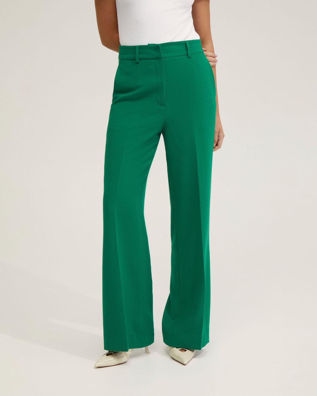 Lydia Stretch Wide Leg Pants