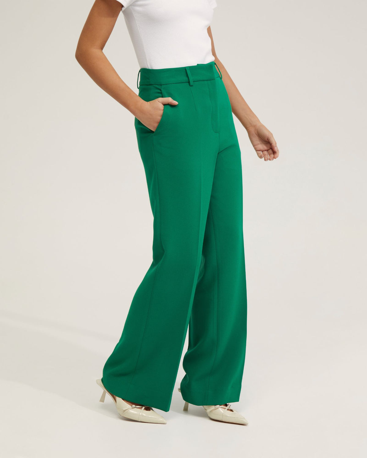 Lydia Stretch Wide Leg Pants