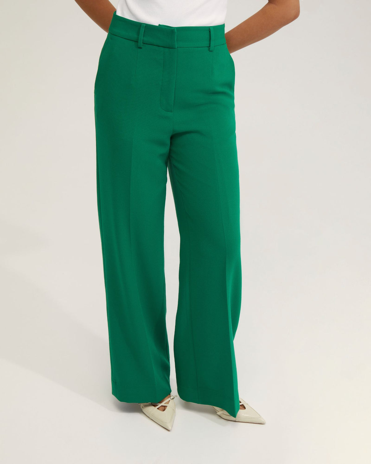 Lydia Stretch Wide Leg Pants