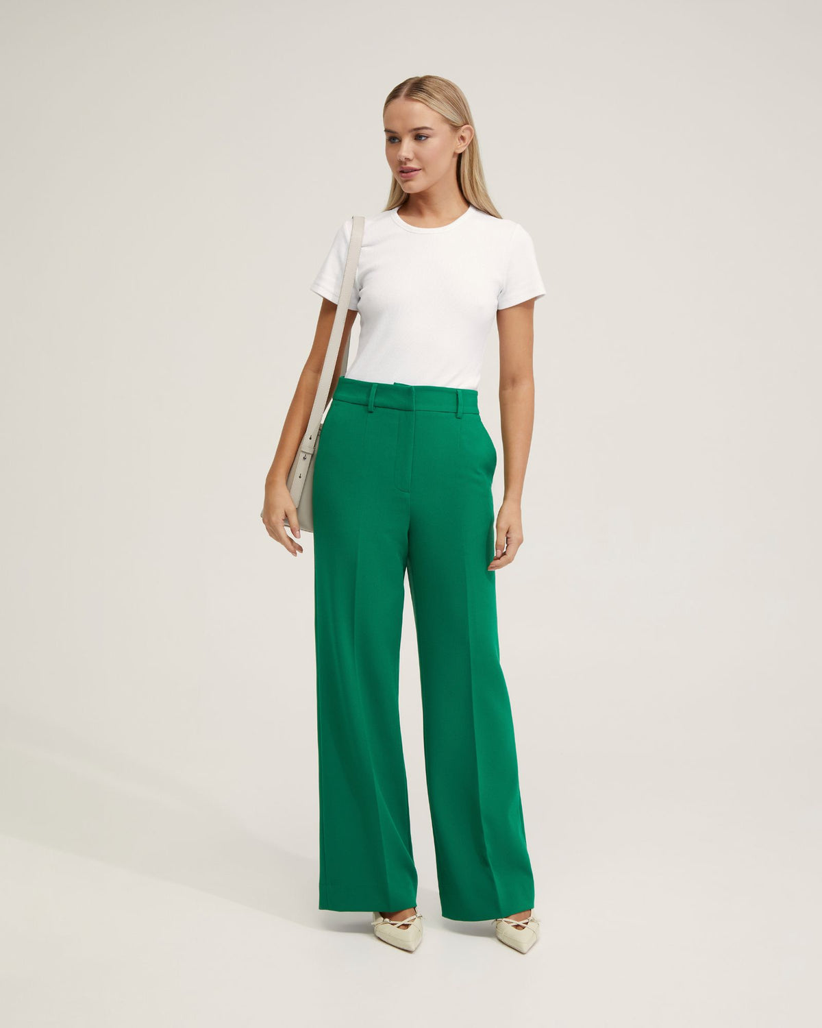 Lydia Stretch Wide Leg Pants
