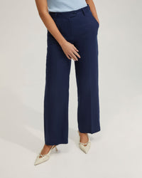 GIGI AJUSTABLE WAIST LINEN PANTS WOMENS PANTS