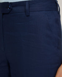 GIGI AJUSTABLE WAIST LINEN PANTS WOMENS PANTS