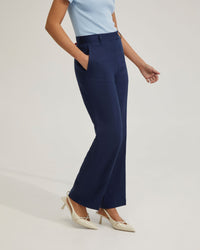 GIGI AJUSTABLE WAIST LINEN PANTS WOMENS PANTS