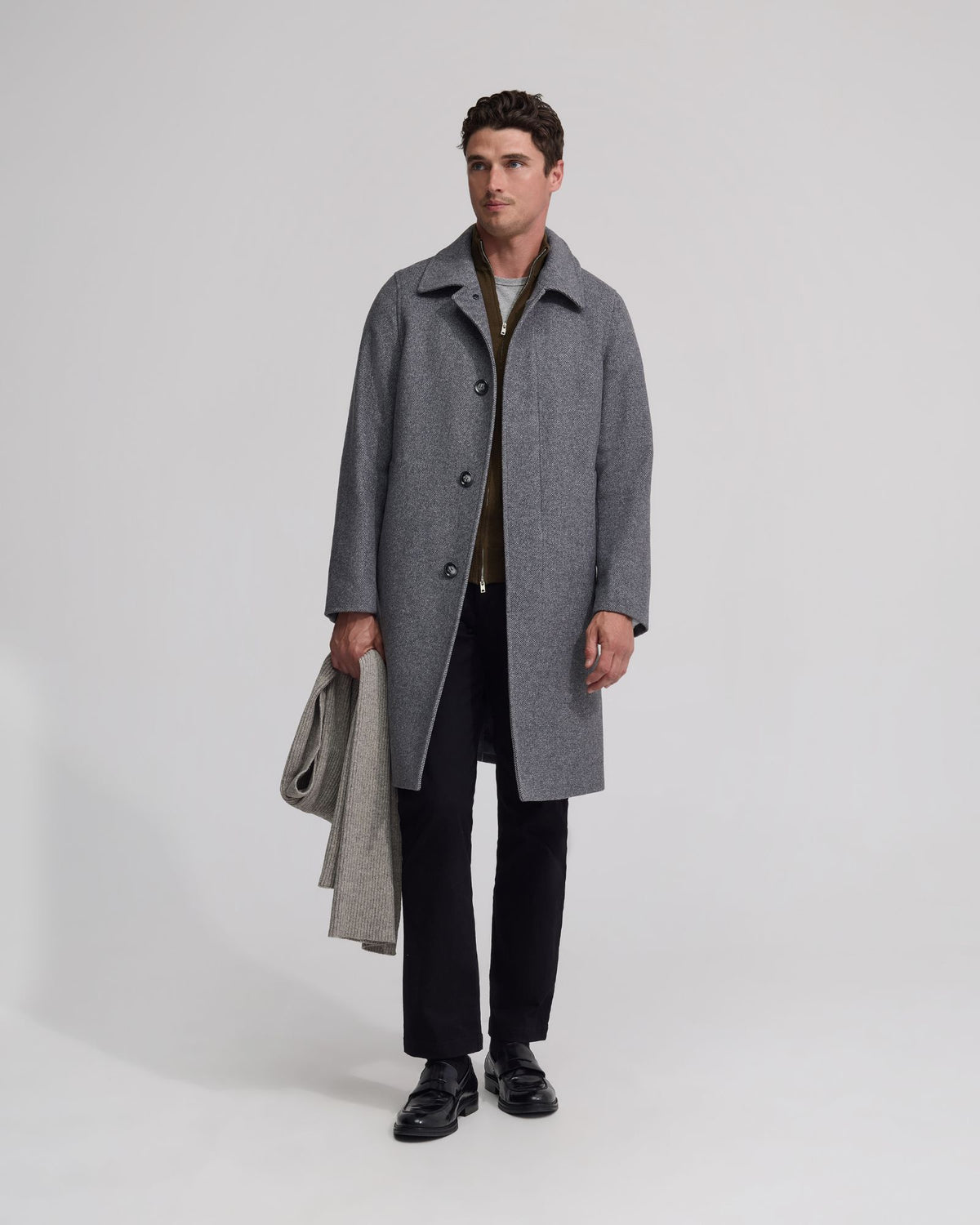 Casper Wool Rich Coat MENS JACKETS AND COATS