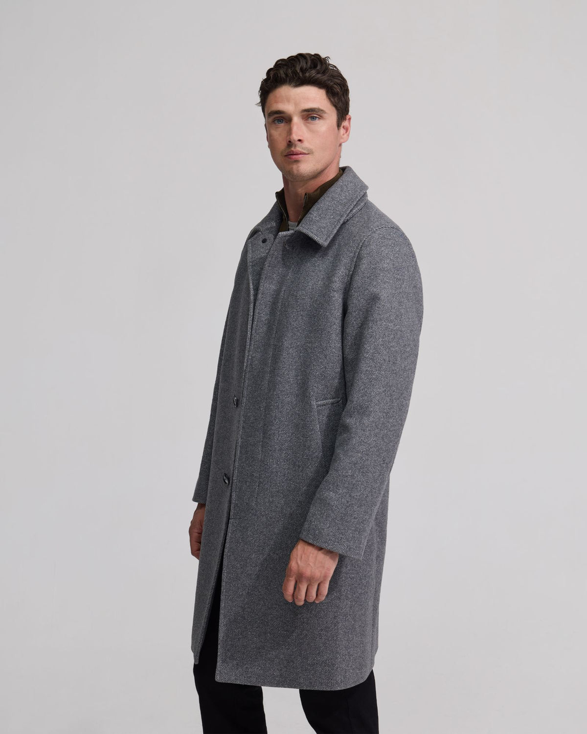 Casper Wool Rich Coat MENS JACKETS AND COATS