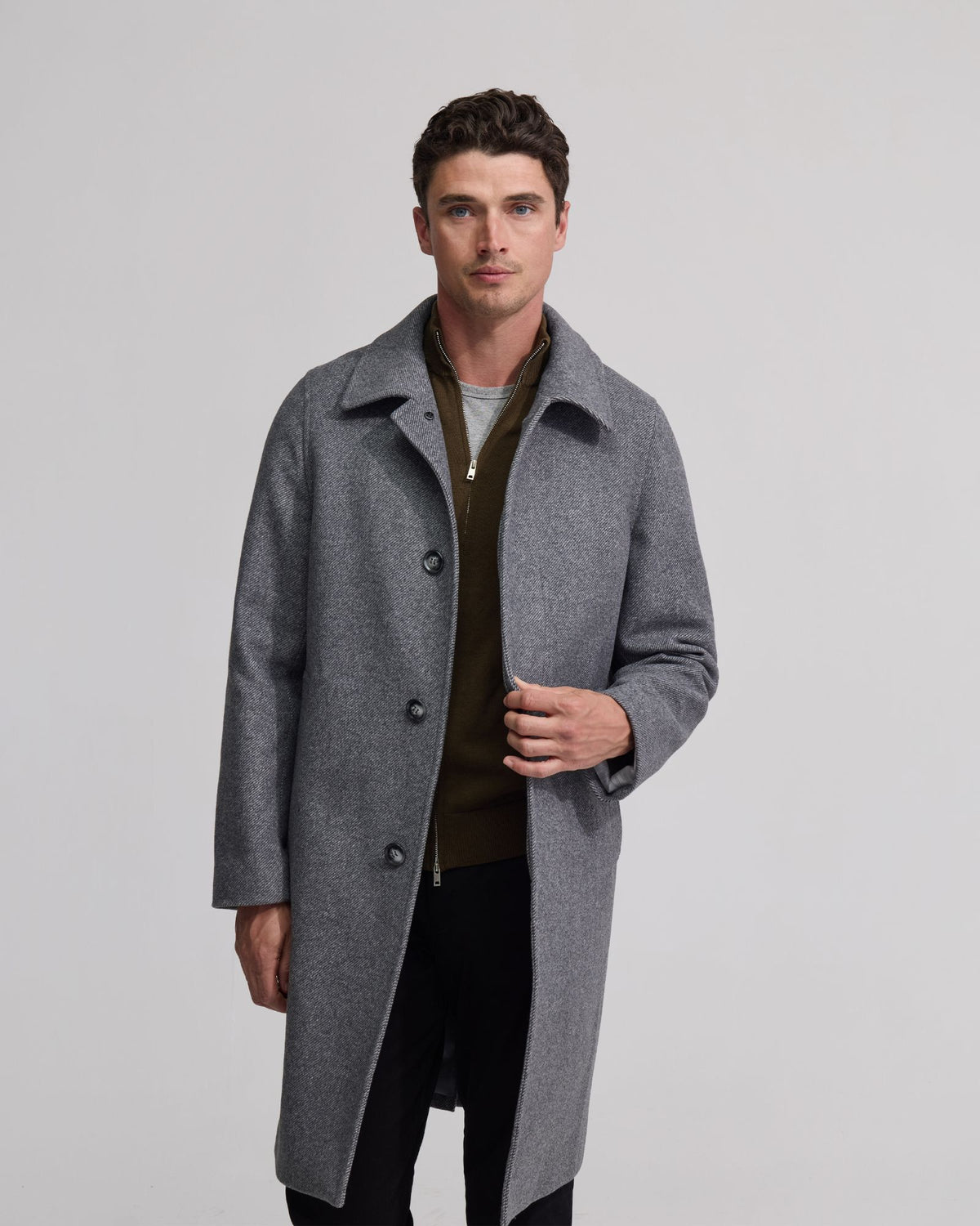 Casper Wool Rich Coat MENS JACKETS AND COATS