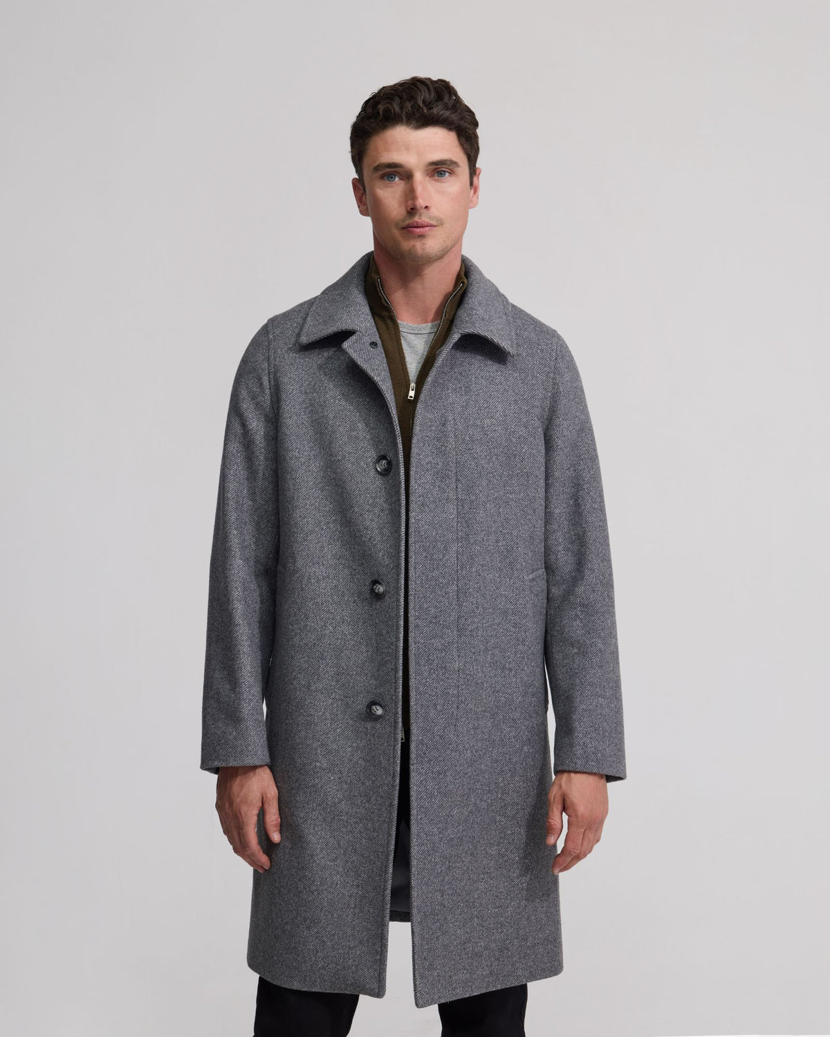 Casper Wool Rich Coat MENS JACKETS AND COATS