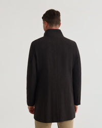 Dunbar Herringbone Wool Coat MENS JACKETS AND COATS