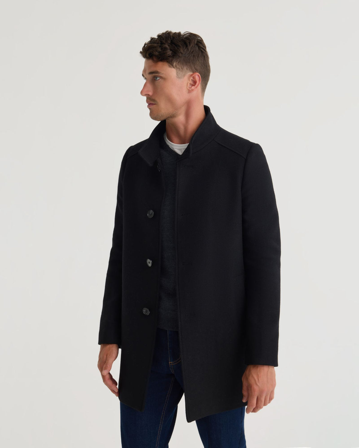 Dunbar Wool Coat MENS JACKETS AND COATS