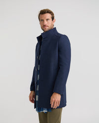 Dunbar Wool Herringbone Coat MENS JACKETS AND COATS