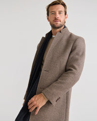 Austin Wool Check Coat MENS JACKETS AND COATS