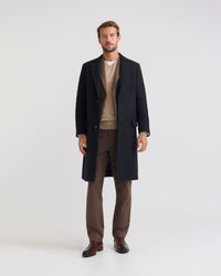 George Wool Check Coat MENS JACKETS AND COATS