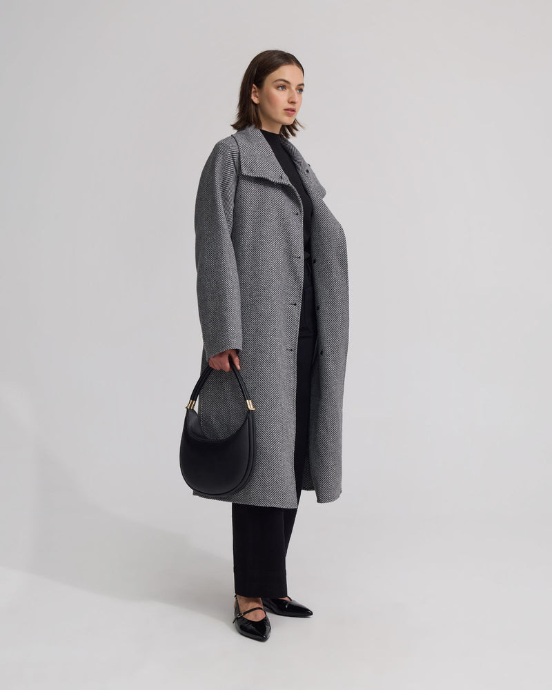 Edi Herringbone Coat WOMENS SUITS JKTS COATS