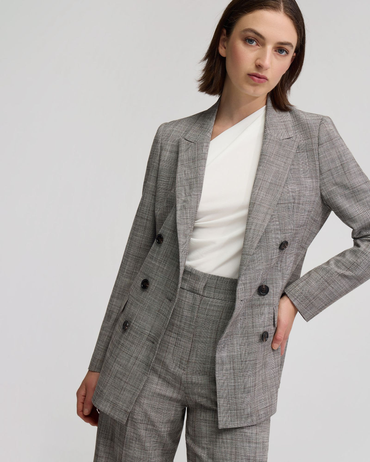 Billie Eco Checked Suit Jacket WOMENS SUITS JKTS COATS