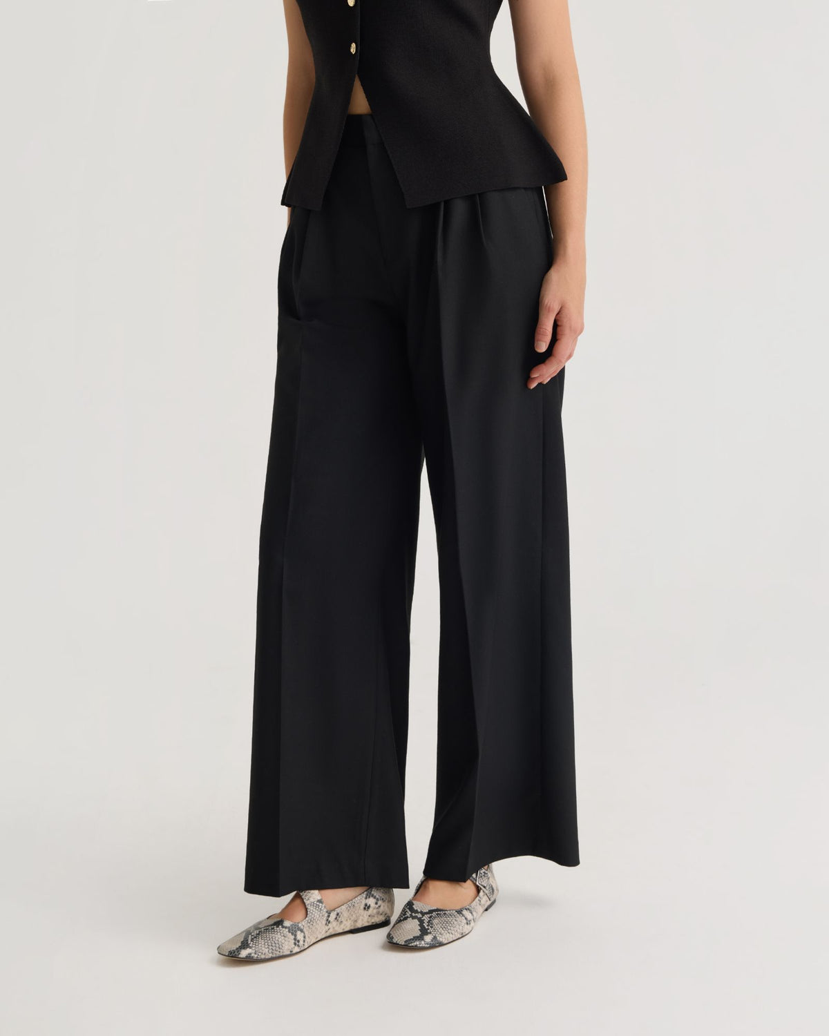 Sonia Pleat Front Eco Pants WOMENS PANTS