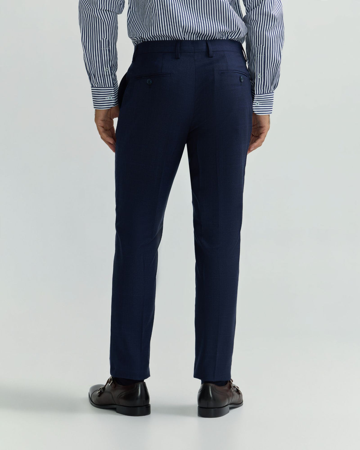 Auden Wool Checked Suit Trouser MENS SUITS