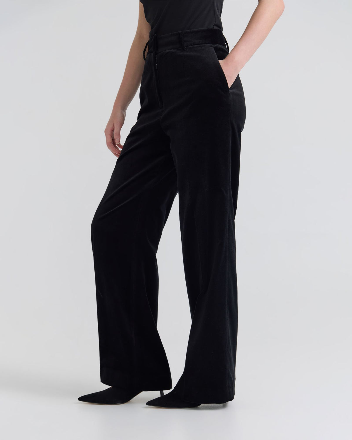 Lydia Stretch Velvet Pants WOMENS PANTS