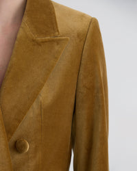 Jenna Double Breasted Stretch Velvet Blazer WOMENS SUITS JKTS COATS