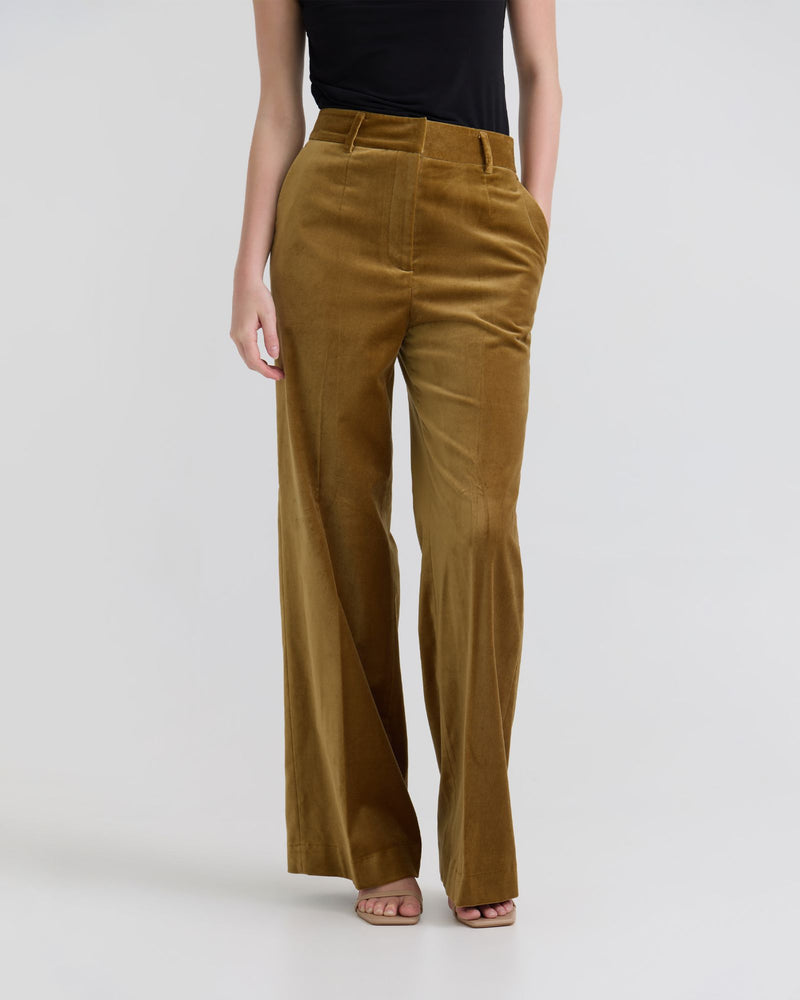 Lydia Stretch Velvet Pants WOMENS PANTS