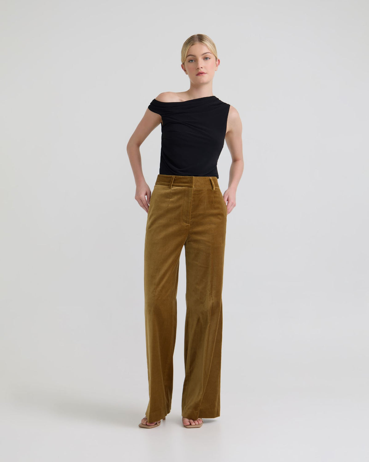 Lydia Stretch Velvet Pants WOMENS PANTS