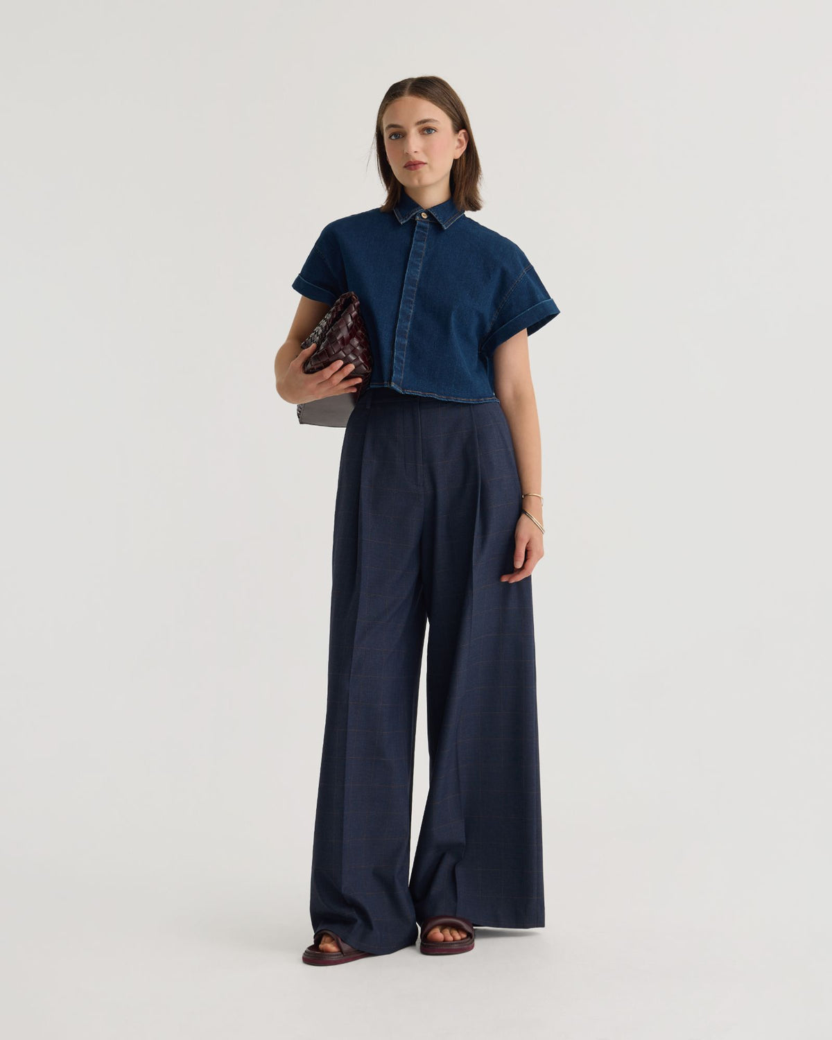 Margot Checked Pants WOMENS PANTS