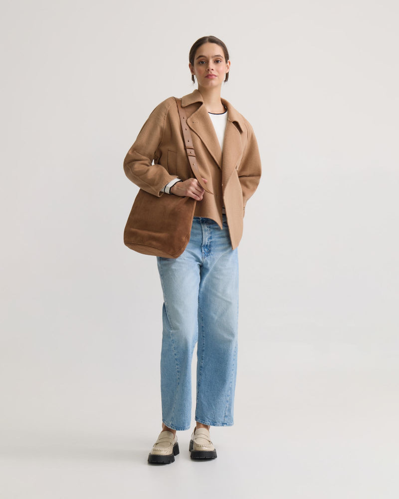 Daisy Wool Crop Trench Jacket WOMENS SUITS JKTS COATS