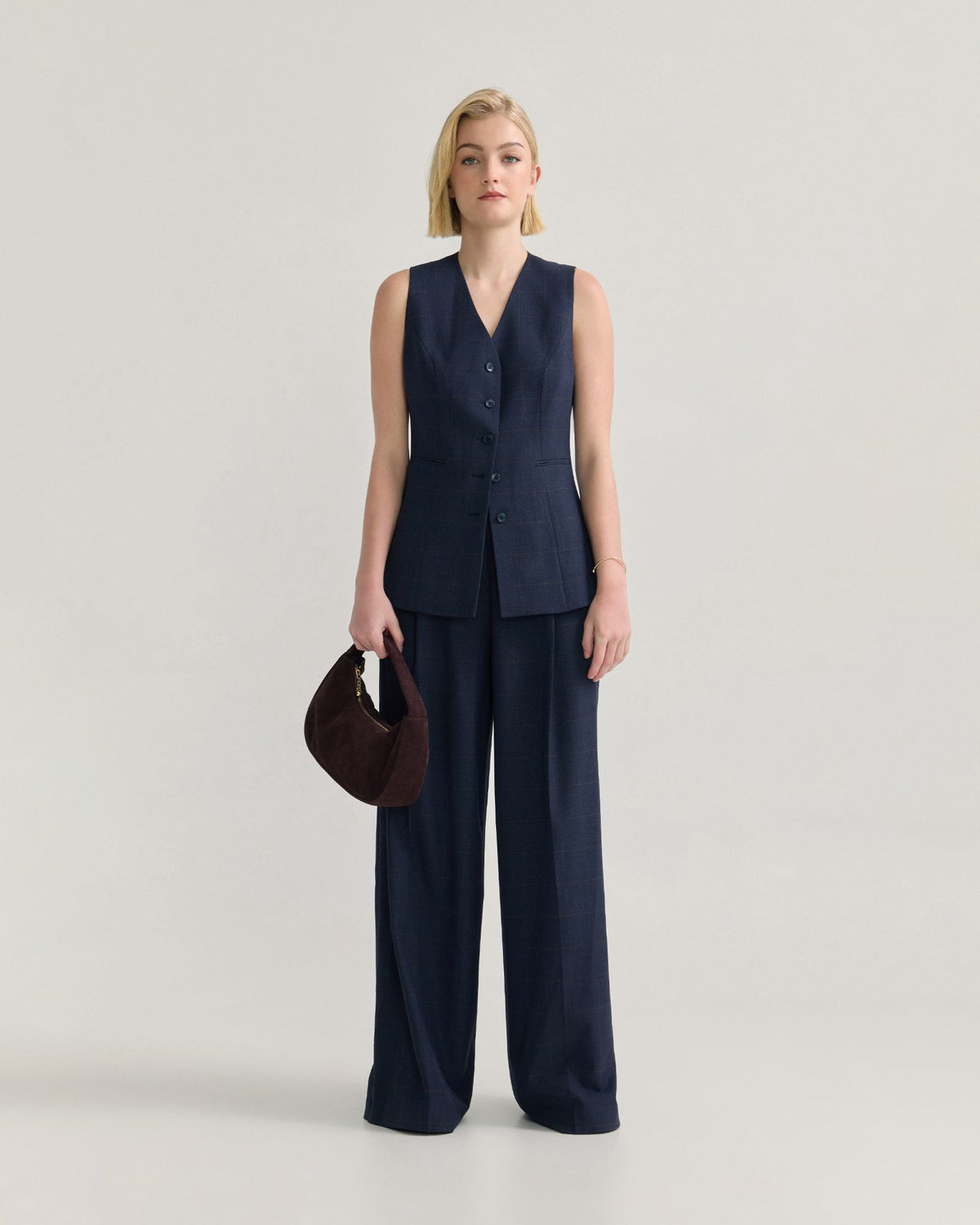 Alice Checked Waistcoat WOMENS SUITS JKTS COATS