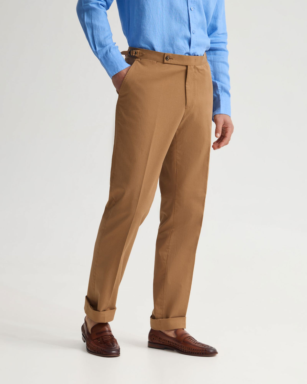 Bryon Pants With Side Tab And Cuff MENS TROUSERS