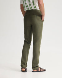 Bryon Herringbone Pant Side Tab/Cuf MENS TROUSERS