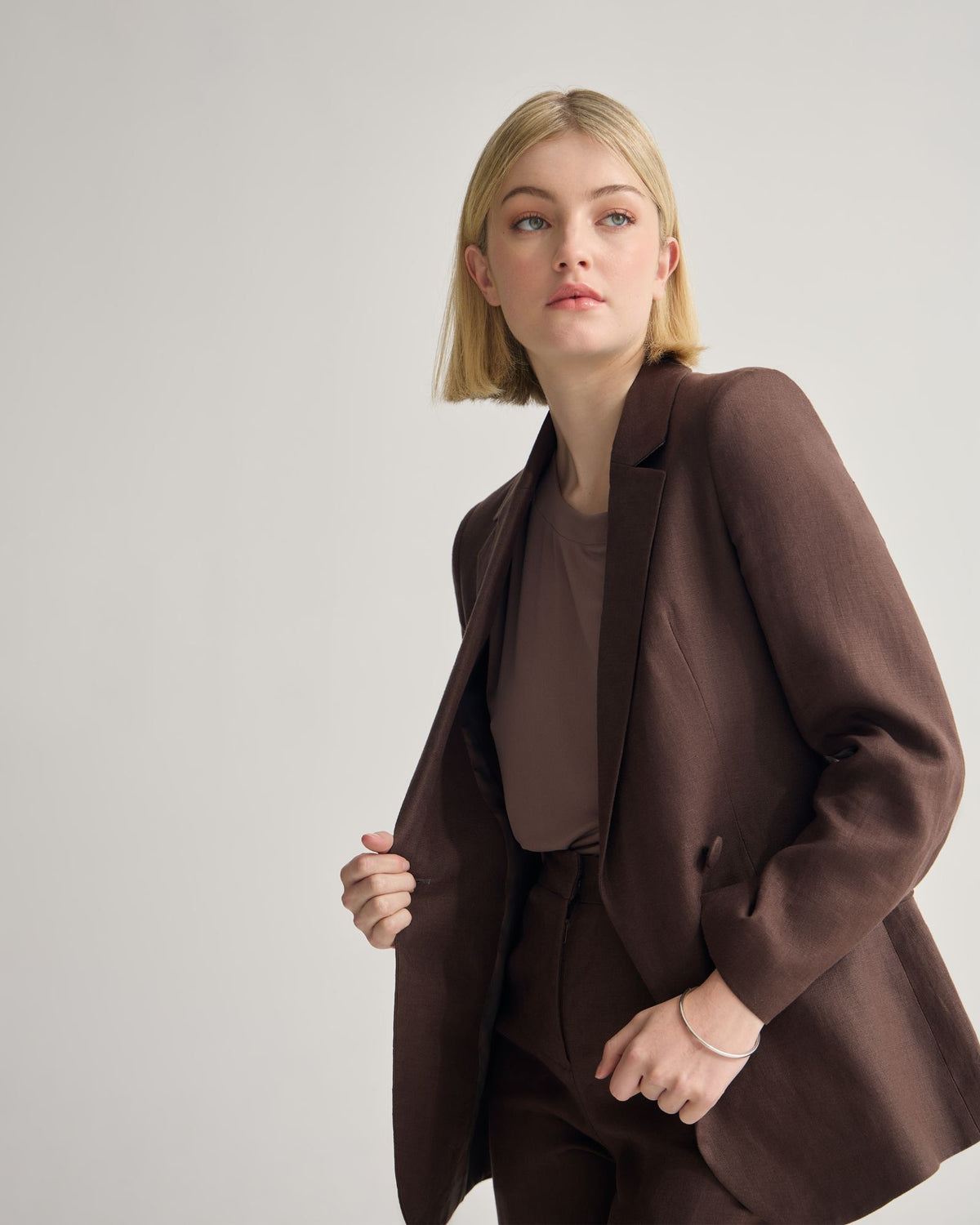 Raffi Linen Blazer WOMENS SUITS JKTS COATS