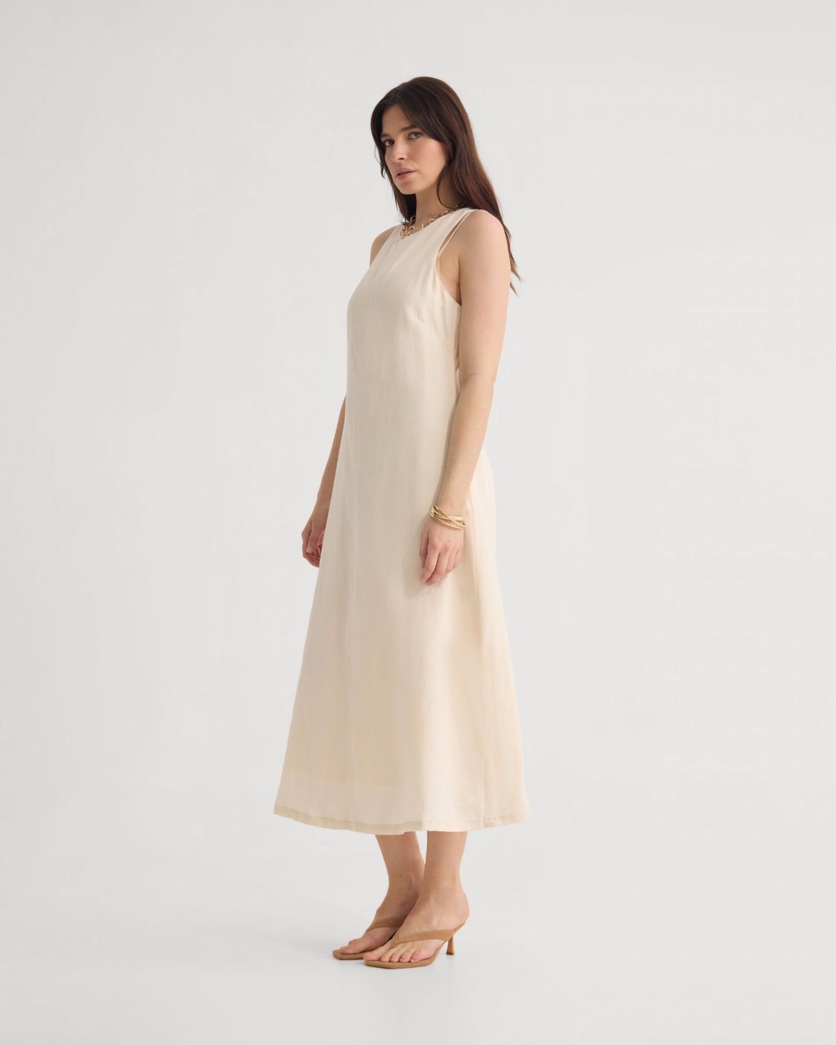 Miriam Linen Blend Dress WOMENS DRESSES