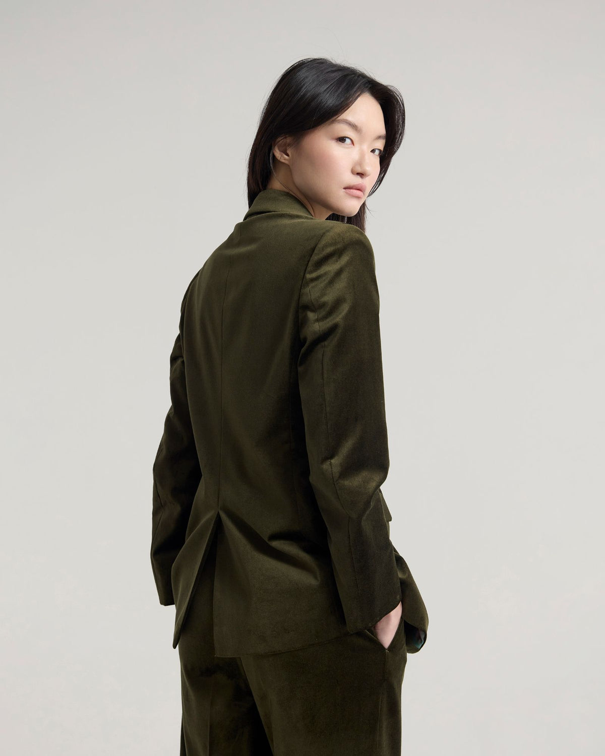 Raffi Velvet Blazer WOMENS SUITS JKTS COATS