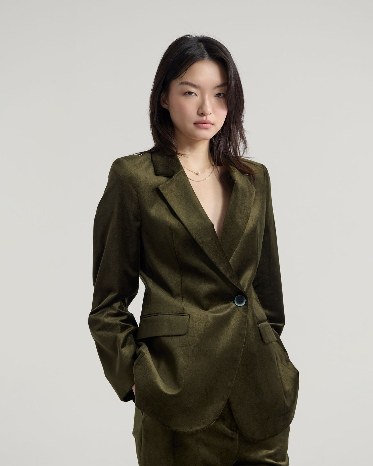Raffi Velvet Blazer WOMENS SUITS JKTS COATS