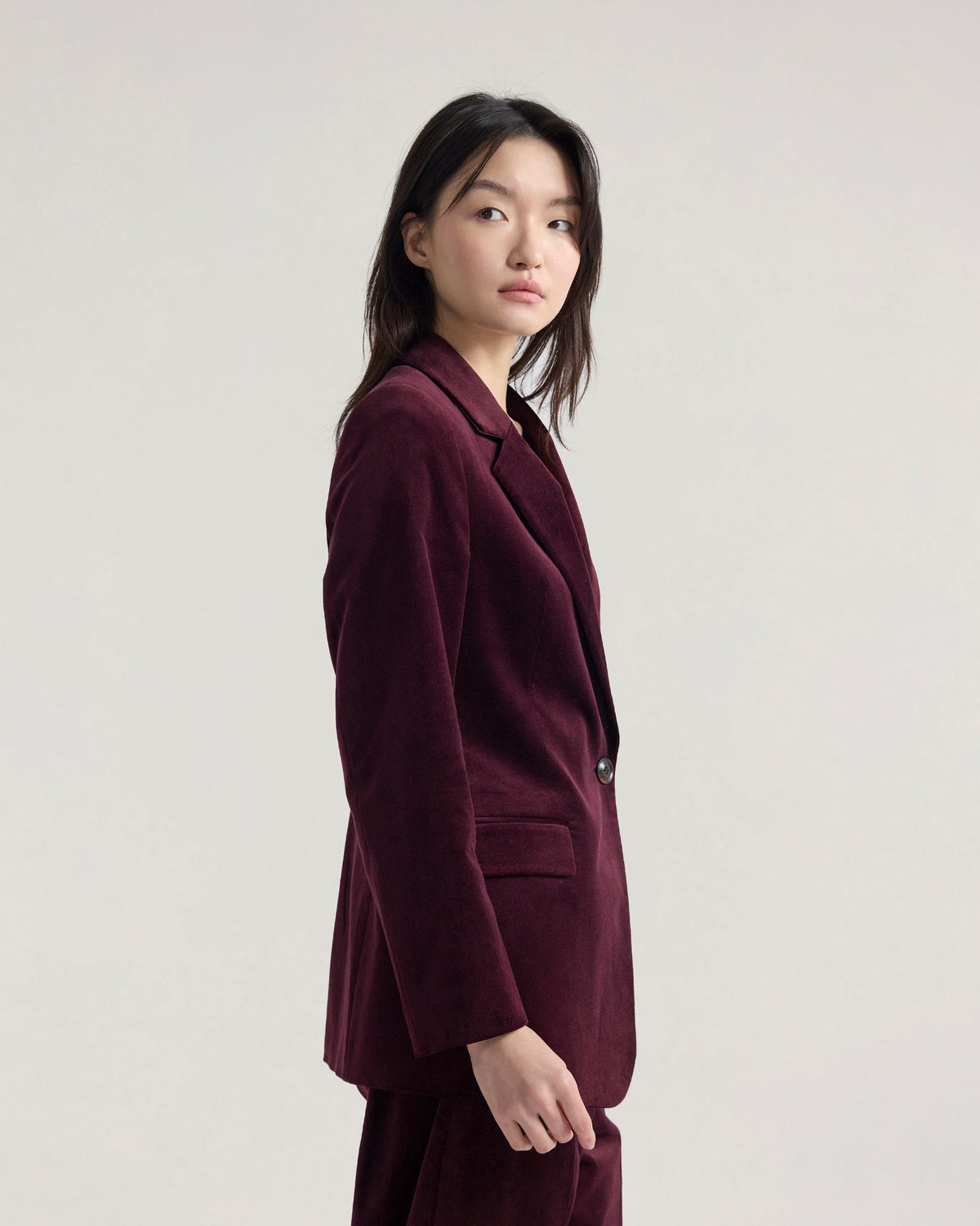 Raffi Velvet Blazer WOMENS SUITS JKTS COATS