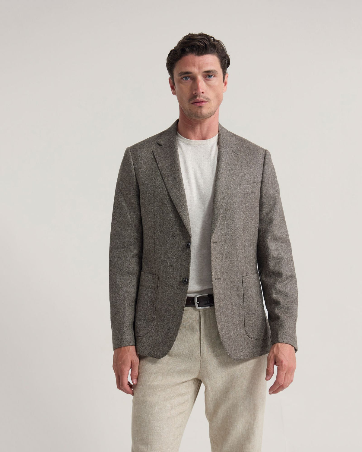 Wordsworth Wool Herringbone Blazer MENS JACKETS AND COATS