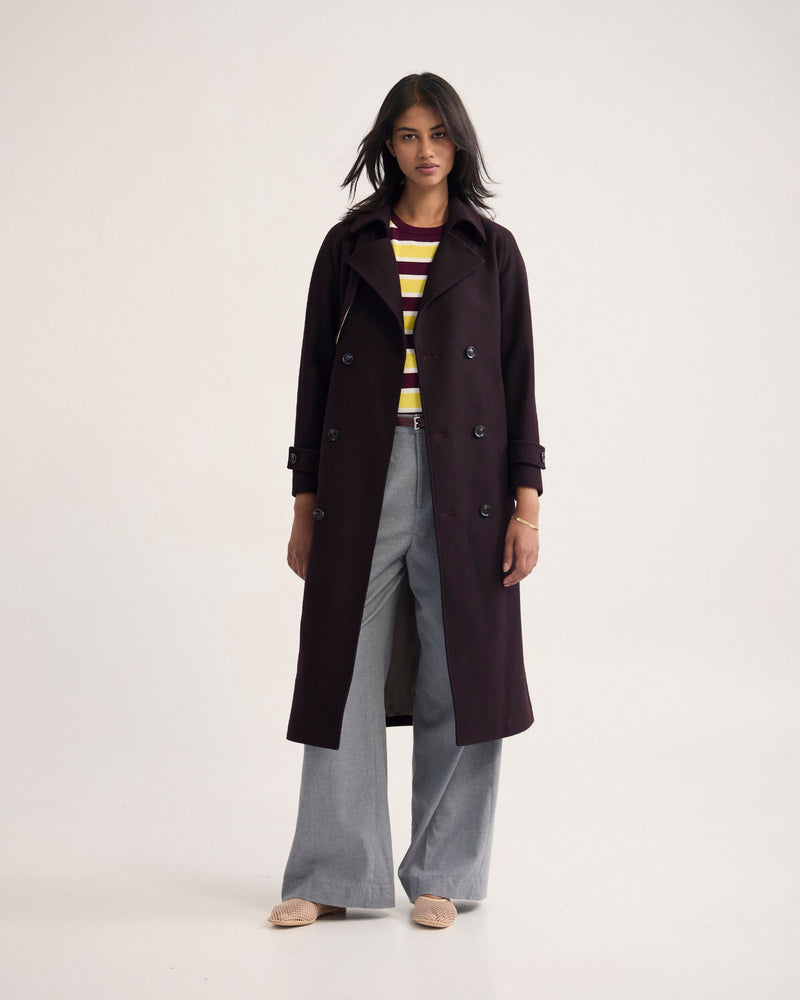 Gemma Wool Rich Trench Coat WOMENS SUITS JKTS COATS