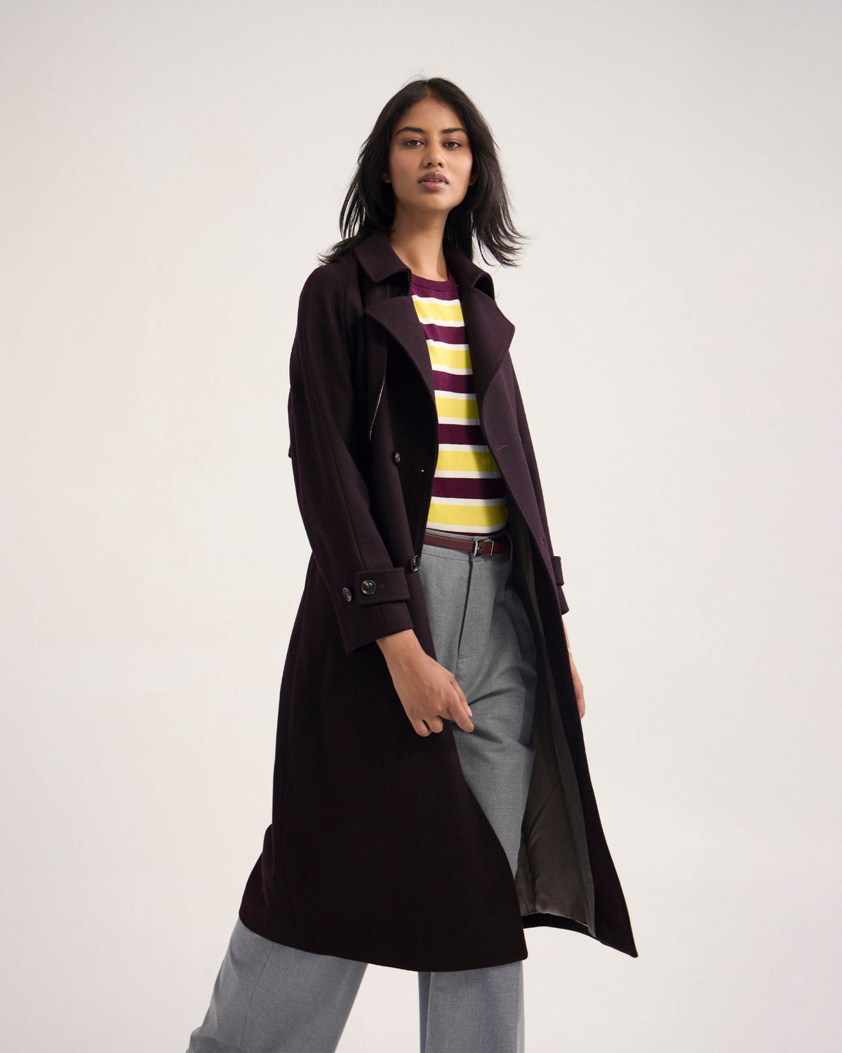 Gemma Wool Rich Trench Coat WOMENS SUITS JKTS COATS