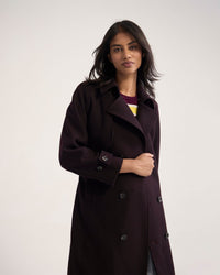 Gemma Wool Rich Trench Coat WOMENS SUITS JKTS COATS