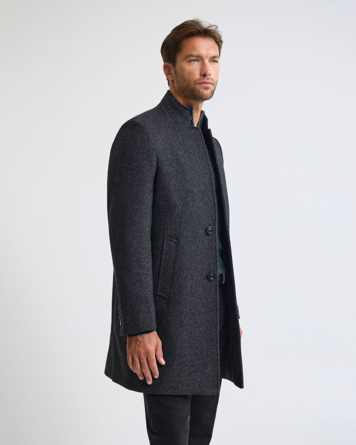 Austin Wool Rich Coat MENS JACKETS AND COATS