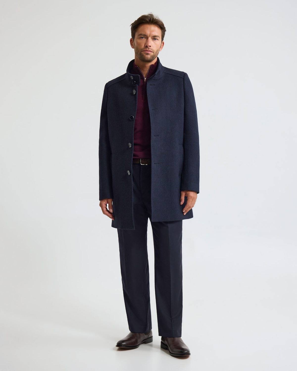 Dunbar Wool Rich Coat MENS JACKETS AND COATS