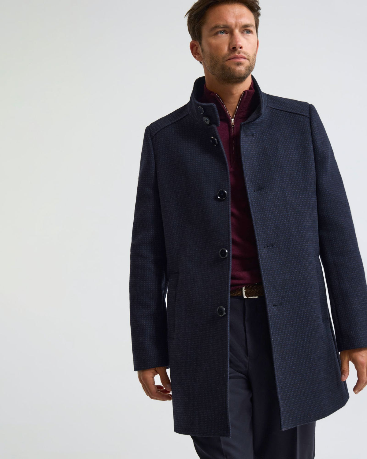 Dunbar Wool Rich Coat MENS JACKETS AND COATS