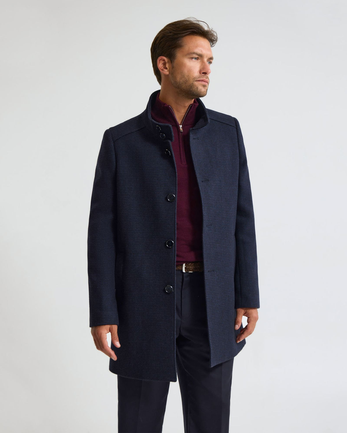 Dunbar Wool Rich Coat MENS JACKETS AND COATS