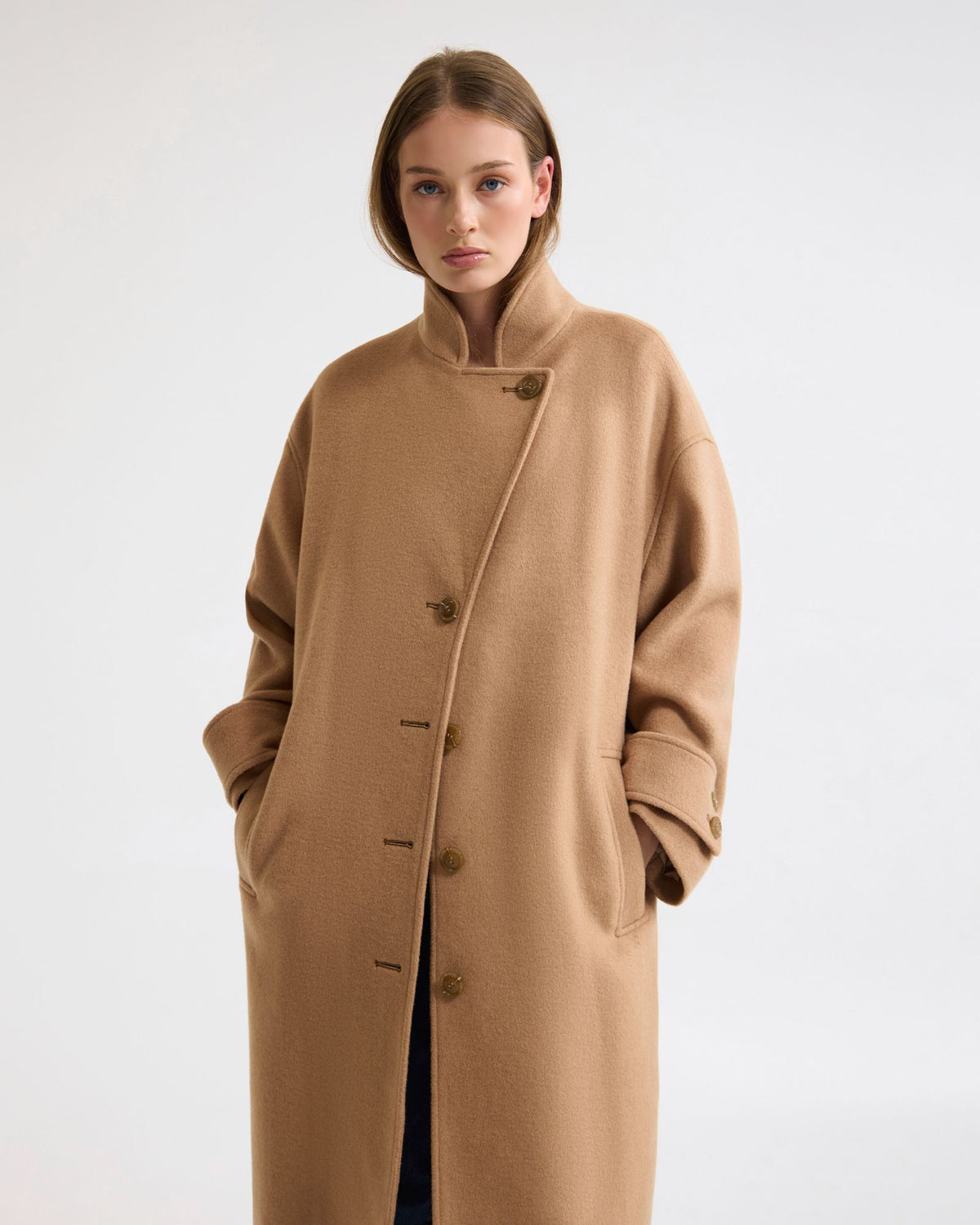 Talia Detachable Scarf Coat WOMENS SUITS JKTS COATS