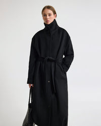 Emily Funnel Collar Wool Blend Coat WOMENS SUITS JKTS COATS