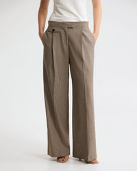 Belle Houndstooth Wool Pant