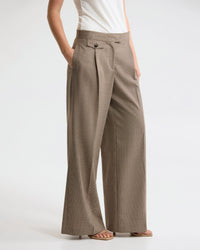 Belle Houndstooth Wool Pant