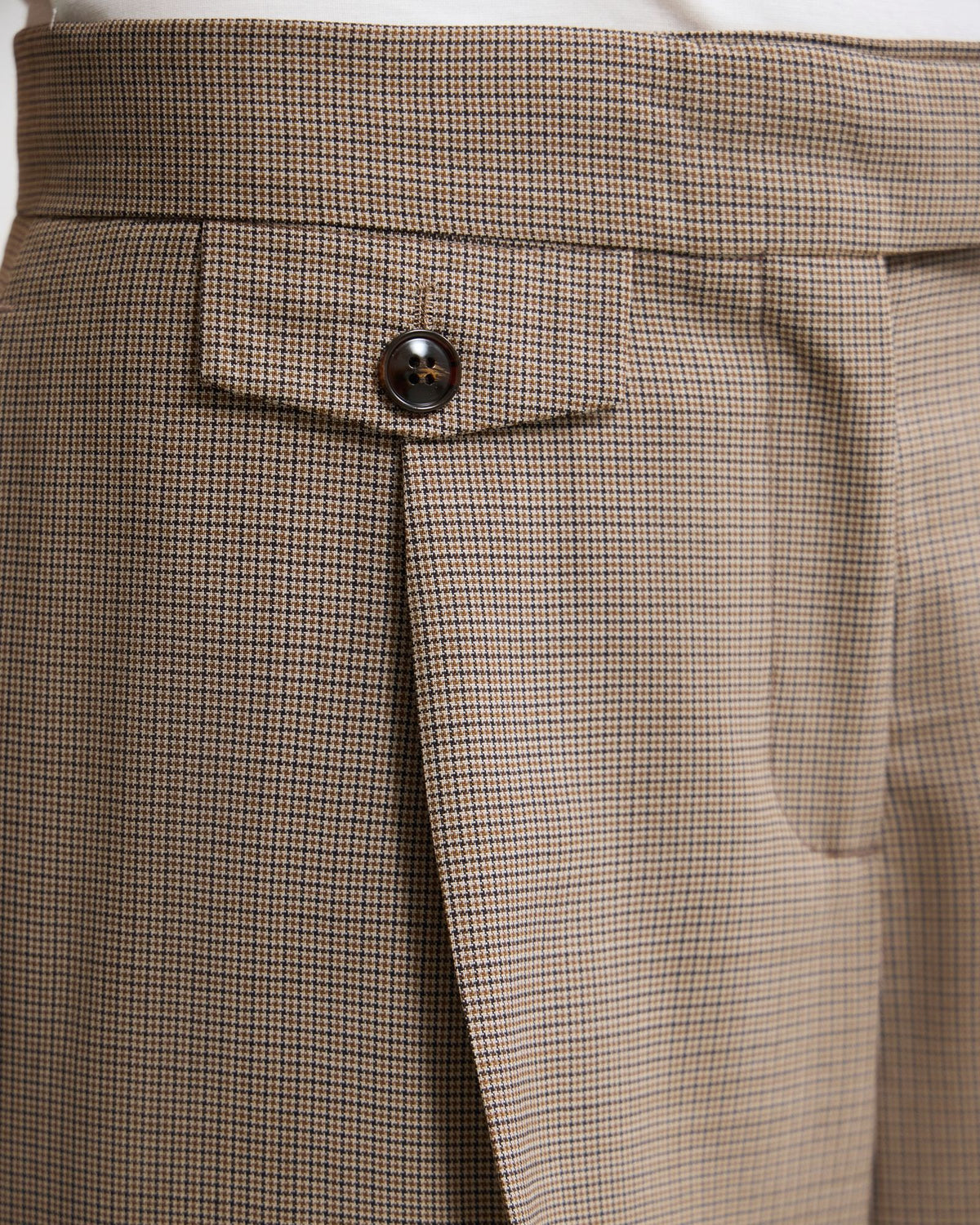 Belle Houndstooth Wool Pant