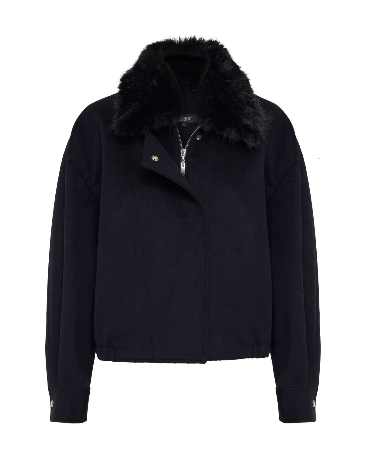Freja Detatch Faux Fur Trim Jacket WOMENS KNITWEAR