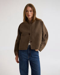 Asher Wool Blend Cocoon Jacket WOMENS KNITWEAR