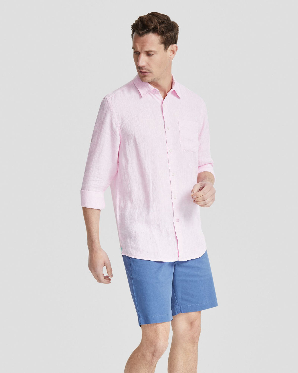 HOLLOWAY PURE LINEN SHIRT MENS SHIRTS